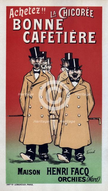 La Chicoree Bonne Cafetiere (Poster), 1899. Artist: Fernel, Fernand (1872-1934)