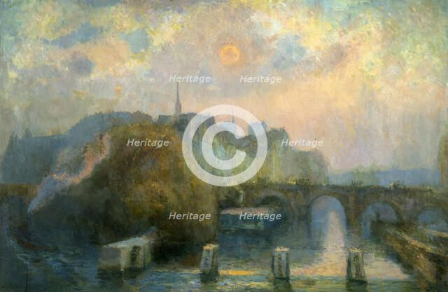 La Cité, Paris, matinée d'automne, 1909. Creator: Albert Lebourg.