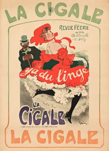 La Cigale, 1904. Creator: Jules Alexandre Grun