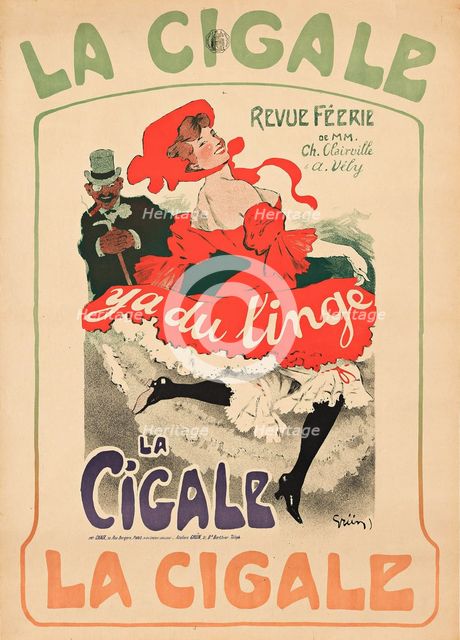 La Cigale, 1904. Creator: Jules Alexandre Grun.