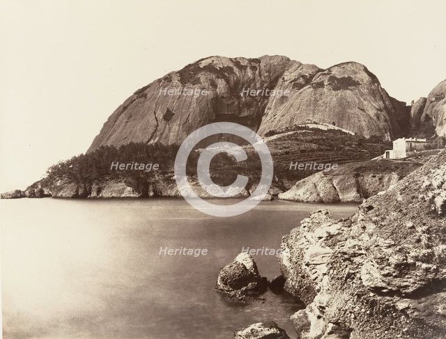 La Ciotat, Bec de l'Aigle, ca. 1861. Creator: Edouard Baldus.