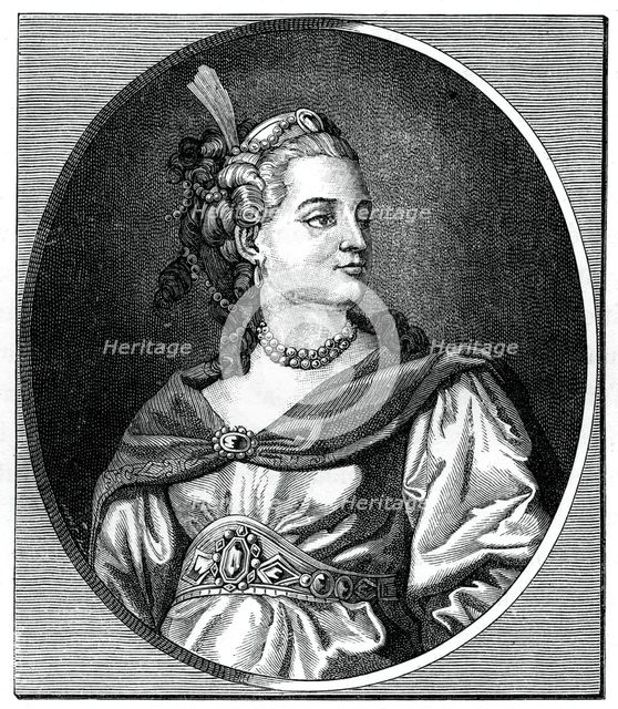 La Clairon, 1766.Artist: Schenau