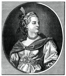 La Clairon, 1766.Artist: Schenau