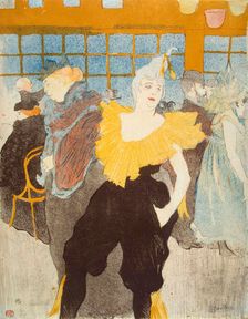 La Clownesse in the Moulin Rouge 1897. Artist: Henri de Toulouse-Lautrec