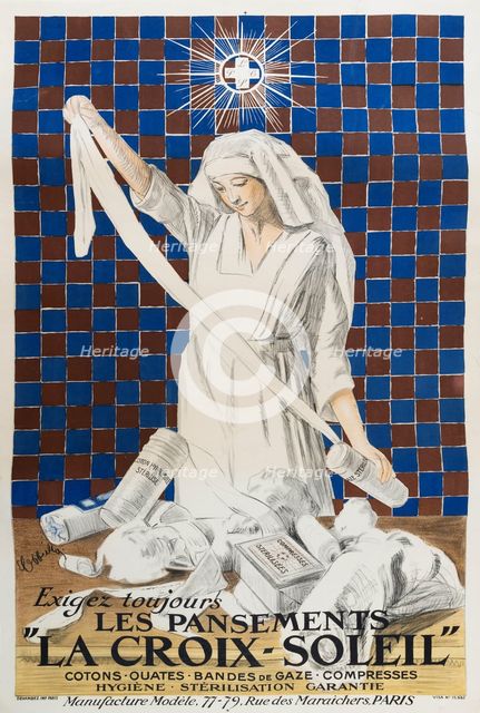 La Croix - Soleil, 1919. Creator: Cappiello, Leonetto (1875-1942).