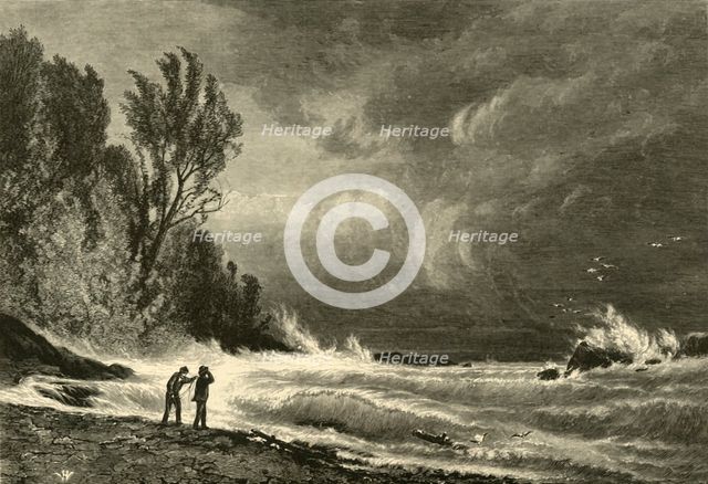 'La Crosse Harbor', 1872.  Creator: James H. Richardson.