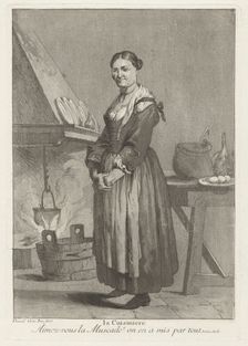 La Cuisiniere (The Cook), 1775. Creator: Giovanni David