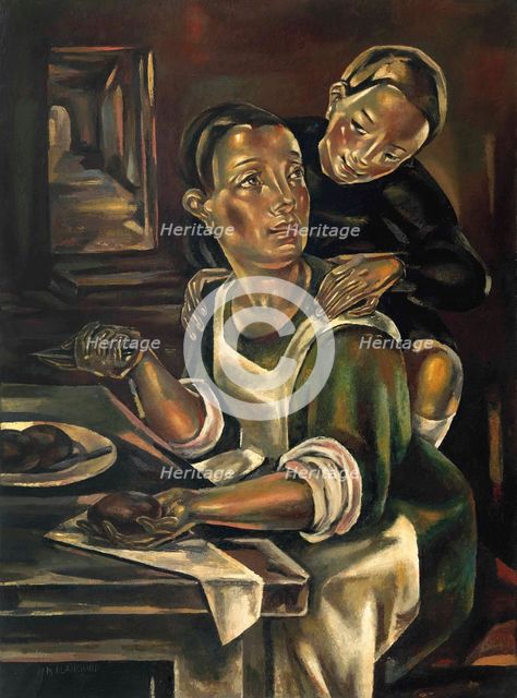 La cuisinière (The Cook), 1923. Creator: Blanchard, María (1881-1932).