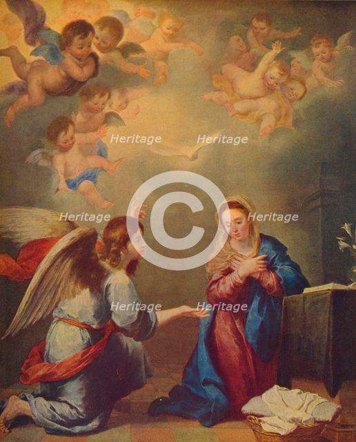 'La Anunciacion', (The Annunciation), 1660, (c1934). Artist: Bartolomé Esteban Murillo.