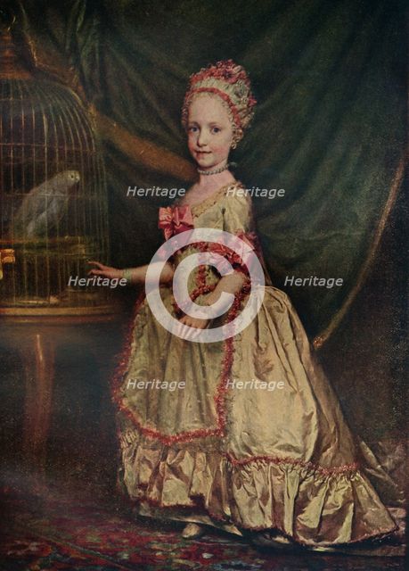 'La archiduquesa Maria Teresa de Austria', 1771 (c1927). Artist: Anton Raphael Mengs.