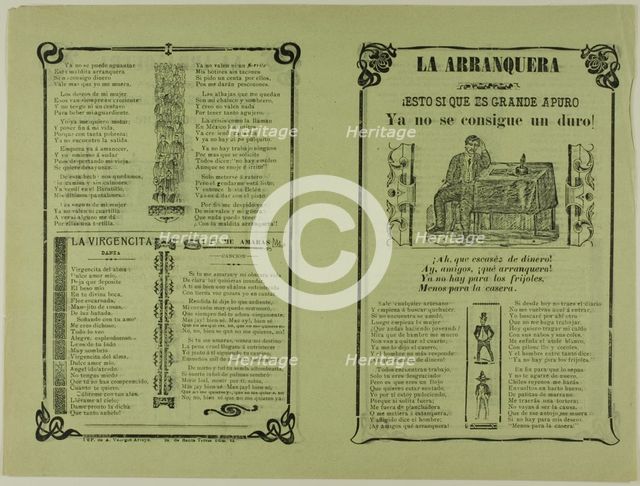 La arranquera (Poverty), n.d. Creator: José Guadalupe Posada.