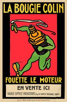 La bougie colin fouette le moteur, c1930. Creator: Rouffé (active 1920s-1930s)