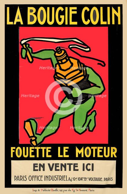 La bougie colin fouette le moteur, c1930. Creator: Rouffé (active 1920s-1930s).