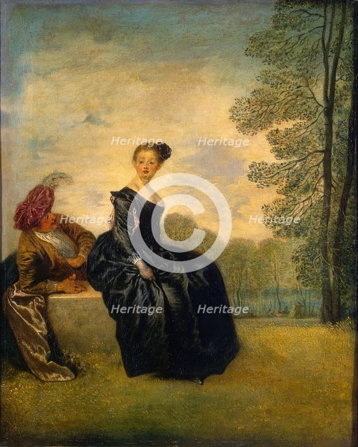 La Boudeuse, 1718. Creator: Jean-Antoine Watteau.