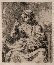 La Bouillée. Creator: Jean-François Millet (French, 1814-1875)