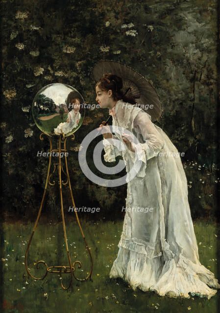 La Boule Argentée. Creator: Stevens, Alfred (1823-1906).