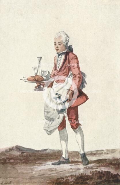 La Bouquetiere Garcon Cafetiere, c18th century, (1903). Artist: Jean-Pierre Houel