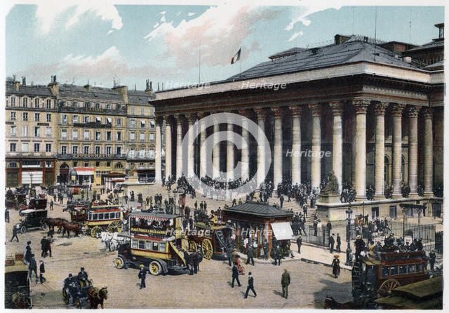 La Bourse, Paris, c1900. Artist: Unknown