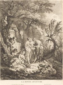 La Bonne Aventure, 1738. Creator: Pierre Alexandre Aveline