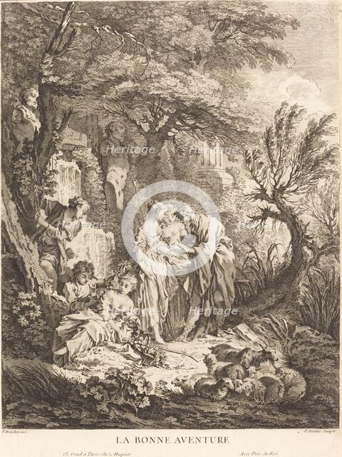 La Bonne Aventure, 1738. Creator: Pierre Alexandre Aveline.