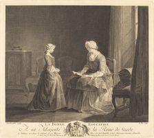 La Bonne education (The Good Education), 1757. Creator: Jacques Philippe Le Bas