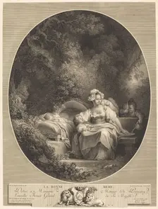 La Bonne Mère, 1779. Creator: Nicolas Delaunay