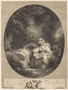 La Bonne Mère, 1779. Creator: Nicolas Delaunay