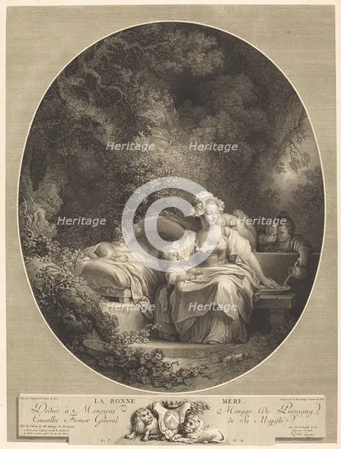 La Bonne Mère, 1779. Creator: Nicolas Delaunay.