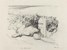La Borne, Verdun, c. 1916. Creator: Jean Louis Forain