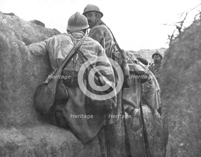 'La bataille de Champagne; Nuef heures douze, le 25 septembre 1915', 1915 (1924). Creator: Unknown.