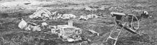 La bataille de Champagne; Des gages de notre succes, equipements abandonnes par...1915 (1924). Creator: Unknown