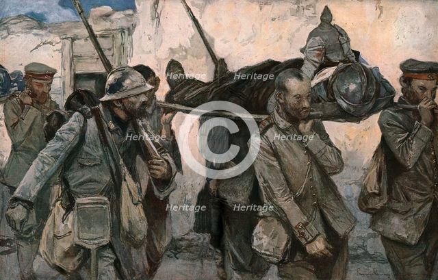 'La bataille de Champagne; Le Triomphateur (28 septembre 1915).', 1915 (1924). Creator: Francois Flameng.
