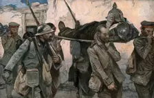 La bataille de Champagne; Le Triomphateur (28 septembre 1915). 1915 (1924). Creator: Francois Flameng