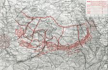 'La Bataille de la Marne; Le mouvement de la bataille du 6 au 13 septembre 1914. Creator: Unknown
