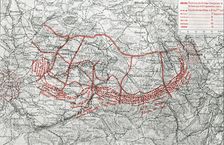 'La Bataille de la Marne; Le mouvement de la bataille du 6 au 13 septembre 1914. Creator: Unknown