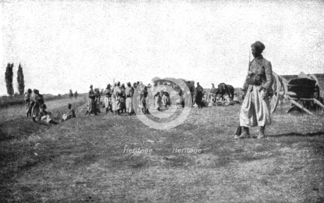 ''La Bataille de la Marne; Une compagnie de tirailleurs decimee par deux jours de lutte', 1914. Creator: Unknown.