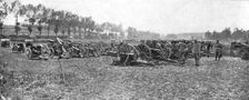 La Bataille de la Somme; Canons pris a l'ennemi dans la region d'Herbecourt, 1916. Creator: Unknown