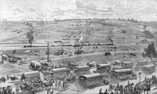 La bataille de la Somme; A l'arriere de la bataille (front de la Somme) 1916. Creator: Georges Bertin Scott