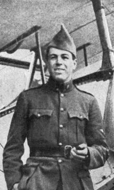 La Bataille de la Somme; Americain mort pour la France: l'aviateur americain Victor Chapman 1916. Creator: Unknown