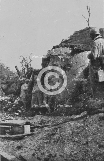 'La bataille de la Somme; Abri betonne allemand pres de la gare de Combles', 1916. Creator: Unknown.