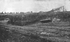 La Bataille de la Somme; artillerie Britannique 1916. Creator: Unknown