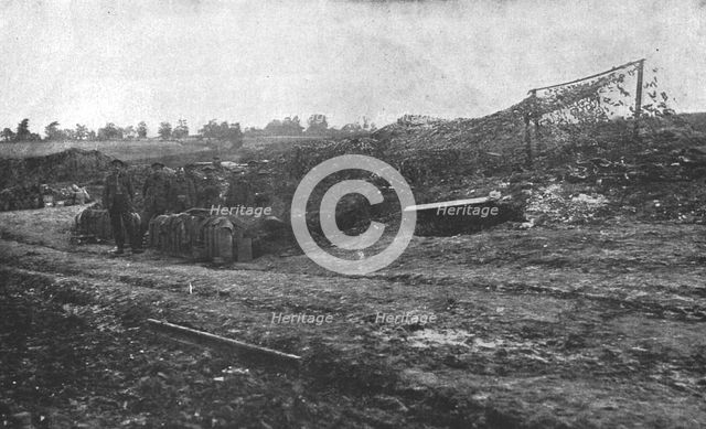 'La Bataille de la Somme; artillerie Britannique', 1916. Creator: Unknown.