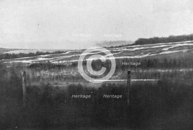 'La Bataille de la Somme; avant l'offensive de la Somme: Les positions allemandes de..., 1916. Creator: Unknown.