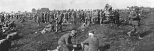 La Bataille de la Somme; Les prisonniers allemands du secteur de Frise-Herbecourt..., 1916. Creator: Unknown
