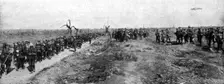 La bataille de la Somme; Trois instantanes de l'attaque Britannique du 25 septembre..., 1916. Creator: Unknown