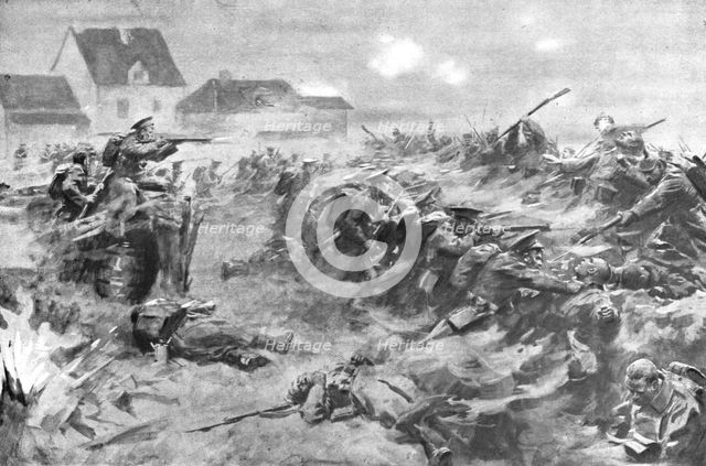 'La Bataille des Flandres; Le 11 novembre, le 1er corps anglais, commande par Douglas Haig', 1914 Creator: Unknown.