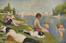 La Baignade (Bathers at Asnieres), 1884, (1937). Creator: Georges-Pierre Seurat