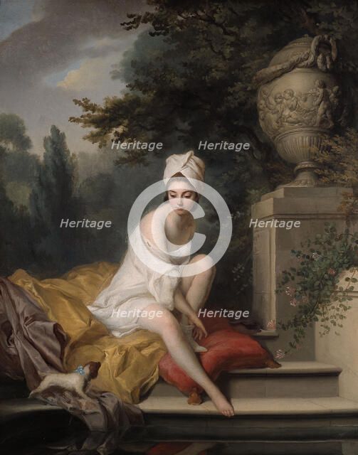 La Baigneuse, 18th century. Creator: Johann Anton de Peters.