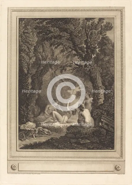 La balancoire mysterieuse, 1784. Creator: Geraud Vidal.
