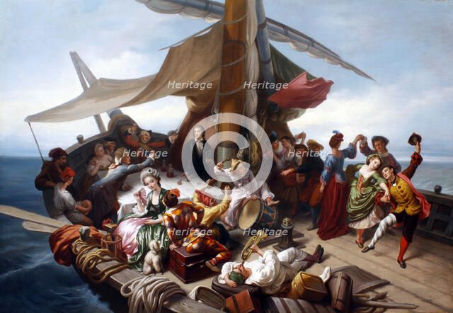 La barca dei comici:: the Carlo Goldoni's journey from Rimini to Chioggia, ca 1855.